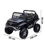 UTV Quadriciclo Elétrico Mercedes Benz Unimog 24V Preto BW295PT - 2