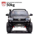 Mini Caminhonete Toyota Hilux 2 Assentos 24V Preto BW294PT - 3