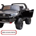 Mini Caminhonete Toyota Hilux 2 Assentos 24V Preto BW294PT - 6