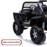 UTV Quadriciclo Elétrico Mercedes Benz Unimog 24V Preto BW295PT - 6