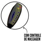 Poltrona Tripla Reclinável Com Função De Massagem Preto IWPTRMPT - 7