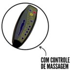 Poltrona Tripla Reclinável Com Função De Massagem Marrom IWPTRMMR - 7
