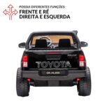 Mini Caminhonete Toyota Hilux 2 Assentos 24V Preto BW294PT - 7