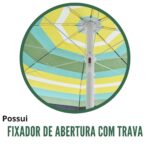 Guarda Sol 2,40M Estampa Verde IWGS240-03 - 8