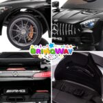 Mini Carro Elétrico 12V Mercedes Benz AMG GT R Licenciado Preto BW315PT - 10