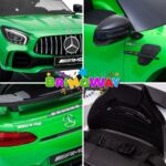 Mini Carro Elétrico 12V Mercedes Benz AMG GT R Licenciado Verde BW315VD - 10