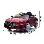 Mini Carro Elétrico 12V Mercedes Benz AMG GT R Licenciado Vermelho BW315VM - 2