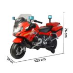 Mini Moto Elétrica 12V BMW R 1200RT Licenciado Preto BW316VM - 2