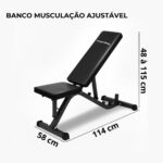 Banco Musculação Ajustável IWBMA - 2