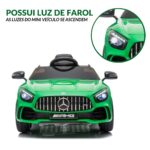 Mini Carro Elétrico 12V Mercedes Benz AMG GT R Licenciado Verde BW315VD - 3