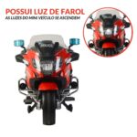 Mini Moto Elétrica 12V BMW R 1200RT Licenciado Preto BW316VM - 3