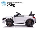 Mini Carro Elétrico 12V Mercedes Benz AMG GT R Licenciado Branco BW315BR - 4