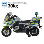 Mini Moto Elétrica 12V BMW R 1200RT Licenciado Preto BW316PR - 4