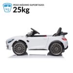 Mini Carro Elétrico 12V Mercedes Benz AMG GT R Licenciado Branco BW314BR - 4