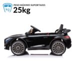 Mini Carro Elétrico 12V Mercedes Benz AMG GT R Licenciado Preto BW314PT - 4