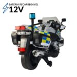 Mini Moto Elétrica 12V BMW R 1200RT Licenciado Preto BW316PR - 5