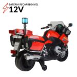 Mini Moto Elétrica 12V BMW R 1200RT Licenciado Preto BW316VM - 5