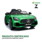 Mini Carro Elétrico 12V Mercedes Benz AMG GT R Licenciado Verde BW315VD - 7