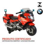 Mini Moto Elétrica 12V BMW R 1200RT Licenciado Preto BW316VM - 7