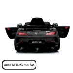 Mini Carro Elétrico 12V Mercedes Benz AMG GT R Licenciado Preto BW315PT - 8