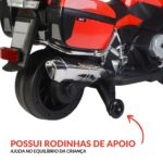 Mini Moto Elétrica 12V BMW R 1200RT Licenciado Preto BW316VM - 8