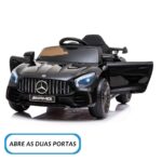 Mini Carro Elétrico 12V Mercedes Benz AMG GT R Licenciado Preto BW314PT - 8