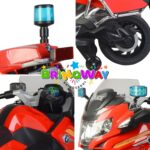 Mini Moto Elétrica 12V BMW R 1200RT Licenciado Preto BW316VM - 9