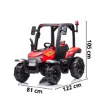 Mini Trator Elétrico 12V Vermelho BW319VM - 2
