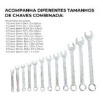 Jogo De Chave Combinada 12 Peças IWJCC12 - 3