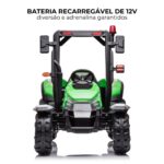 Mini Trator Elétrico 12V Verde BW319VD - 4