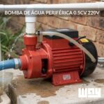 Bomba De Água Periférica 0,5CV 220V IWBAP05CV - 4