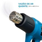 Soprador Térmico Com Acessórios IWSTA110 / IWSTA220 - 7