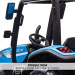 Mini Trator Elétrico 12V Azul BW319AZ - 9