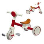 Bicicleta Equilíbrio Infantil 2 Em 1 Branco E Vermelho BW310VM - 1