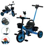 Triciclo Infantil Com Empurrador Azul BW311AZ - 1