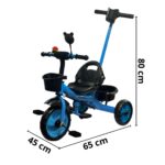 Triciclo Infantil Com Empurrador Azul BW311AZ - 2