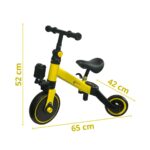 Bicicleta Equilíbrio Infantil 3 Em 1 Amarelo BW312AM - 2