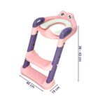 Assento Redutor Infantil Com Escada Rosa BW267RS - 2