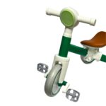 Bicicleta Equilíbrio Infantil 2 Em 1 Branco E Verde BW310VD - 4