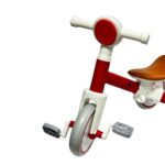 Bicicleta Equilíbrio Infantil 2 Em 1 Branco E Vermelho BW310VM - 4