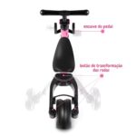 Bicicleta Equilíbrio Infantil 3 Em 1 Rosa BW312RS - 5