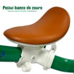 Bicicleta Equilíbrio Infantil 2 Em 1 Branco E Verde BW310VD - 7