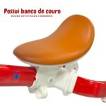 Bicicleta Equilíbrio Infantil 2 Em 1 Branco E Vermelho BW310VM - 7