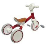 Bicicleta Equilíbrio Infantil 2 Em 1 Branco E Vermelho BW310VM - 8