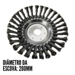 Escova de Aço Para Roçadeira IWEAR200 - 8