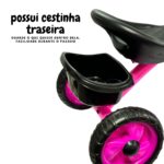 Triciclo Infantil Rosa BW308RS - 9