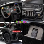 Mini Carro Elétrico 12V Mercedes Benz GT3 Licenciado Preto BW313PT - 10