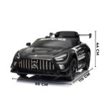 Mini Carro Elétrico 12V Mercedes Benz GT3 Licenciado Preto BW313PT - 2