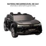 Mini Carro Elétrico Preto 24V Chevrolet  Blazer SS EV BW379PT - 3