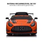 Mini Carro Elétrico 12V Mercedes Benz GT3 Licenciado Laranja BW313LR - 3